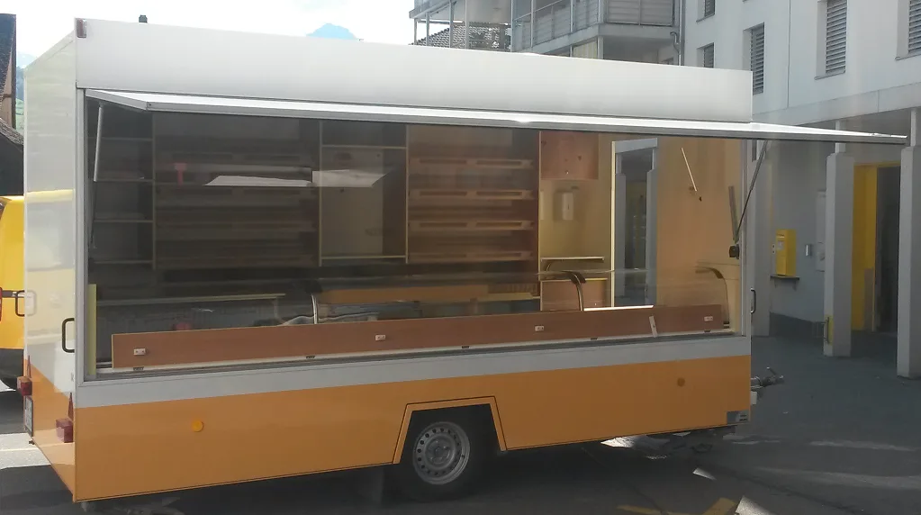 Bäckereianhänger mit XXL-Kühlung – Verkaufsanhänger miete & kauf
